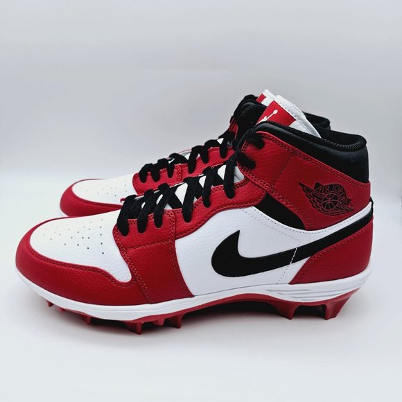 Nike Jordan 1 TD Mid Chicago Football Cleats FJ6805-106 main image 5
